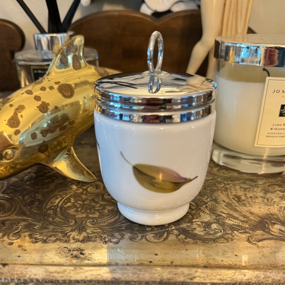 Vintage King Size "Evesham" Royal Worcester Egg Coddler Berry Leaf Fruit Design - Picture 4 of 10